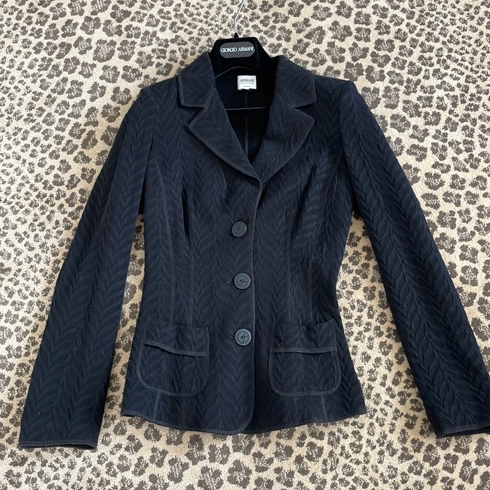 Armani Collezioni Sweater Blazer Size 2